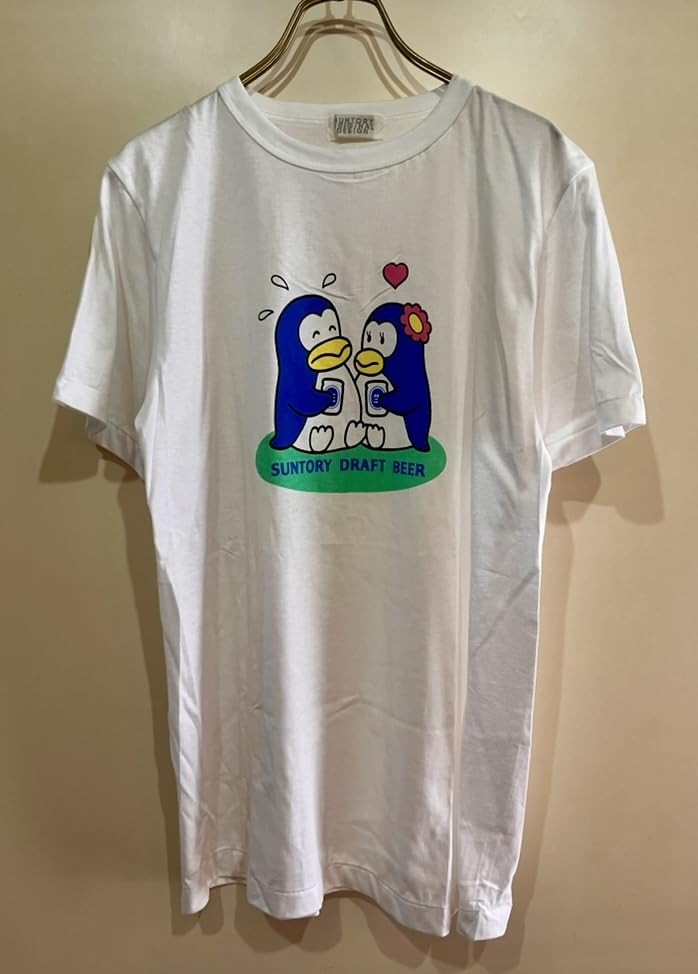 Amazon.co.jp: ビンテージ パピプペンギンズ Tシャツ 80s ビール
